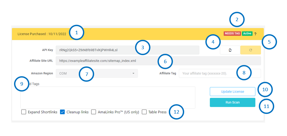 Linkmoney App License Control Panel First Time Legend