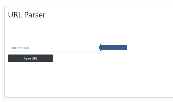 URL Parser enter URL 2