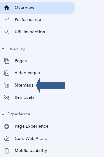 Google Search Console GSC Sitemaps page