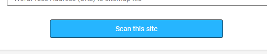 Linkmoney App Scan this site button will begin the free scan