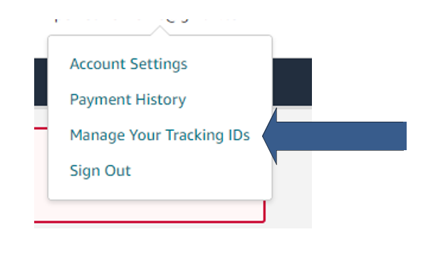 Linkmoney App Manage Amazon Tracking IDs